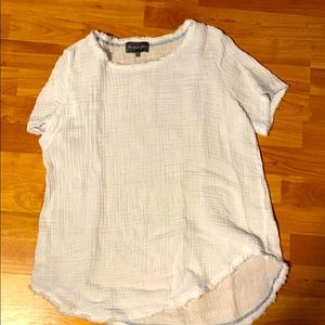 Michael stars double gauze white shirt